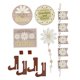 thumbnail image 2 of Adornos de madera primaverales, bandejas de capas para escritorio de oficina, adornos con temática de granja, decoración de bandejas de capas, estilo rústico, decoración para espacios, 2 of 6
