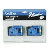 Brother Tc Laminated Tape Cartridge - 0.5" X 25' - 2 - Blue, Blue (tc22)