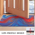 thumbnail image 3 of Blue Red Gold Marble Pattern Door Rugs,Washable Non Slip Door Mats Indoor,Decorative Door Mats,Entry Mat Indoor for Entrance,Bedroom,Kitchen,Bathroom,17"x30", 3 of 6
