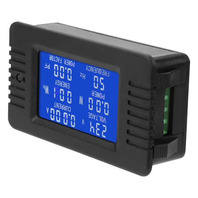 KWh Tester, Exquisite Workmanship With Backlight Accessory Lightweight AC Multifunction Digital Meter, For Recording Studio Home Audio