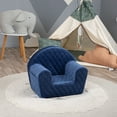 thumbnail image 3 of DELSIT Toddler Chair & Kids Armchair - European Made Premium Design - Perfect Reading Chair for Kids - Lightweight Playroom Decor (Quilted Diamonds Azure), 3 of 8