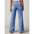 thumbnail image 3 of ZANKLEY Wide Leg Jeans for Women 2025 High Waisted Casual Loose Fit Denim Pants Trendy Seamed Long Trousers with Pockets, 3 of 11