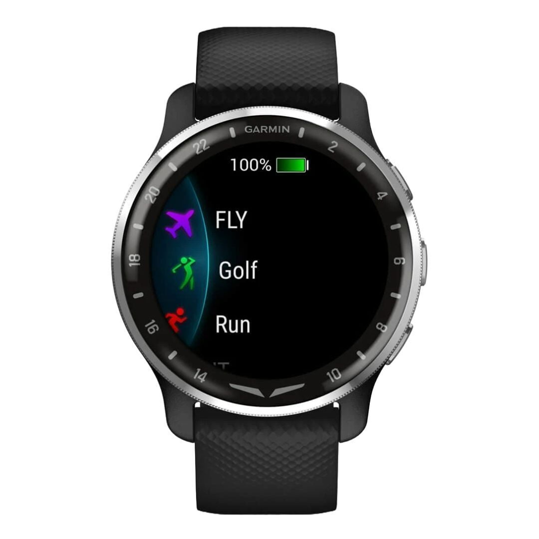 Garmin D2™ Air X10, Touchscreen Aviator Smartwatch with GPS, Aviation Weather, Call and Text, Health and Wellness Features and More, Black