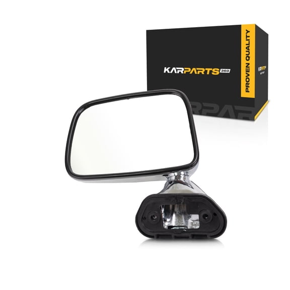 For Toyota Pickup 1989 90 91 92 93 94 1995 Door Mirror Driver Side | Manual | Chrome | Replacement For 87940-89141 | TO1320122