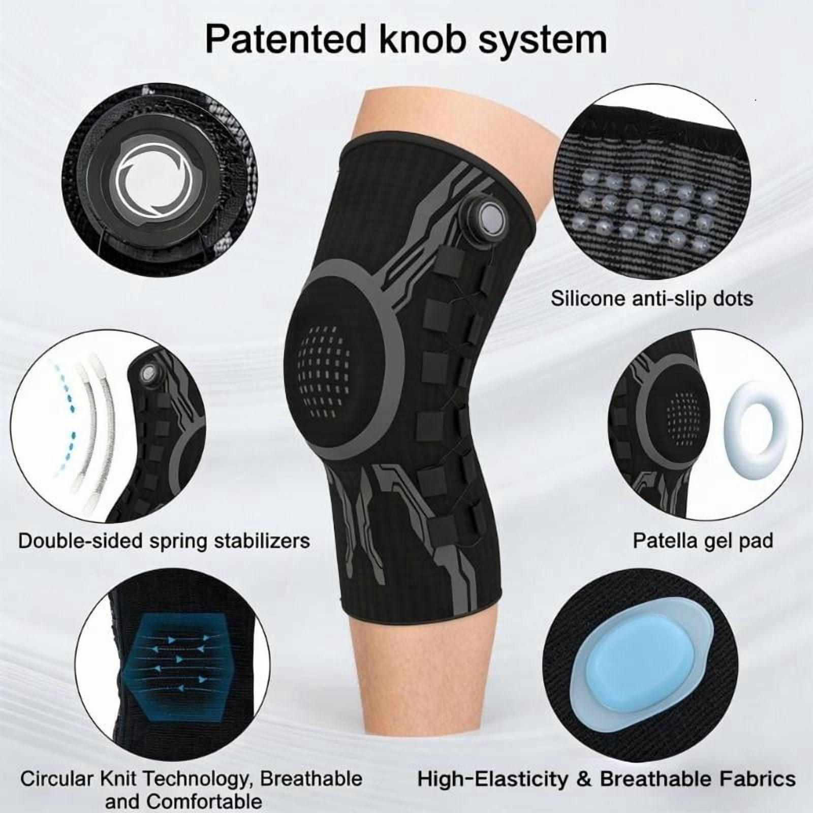 CEORPER Comfortable Knee Sleeve Kneepad Support Sports Knee Guard For Daily
