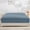 02 Blue, variant on Fitted Sheet King Only,100% Rayon Derived from Bamboo Fitted Sheet,Ultra Soft,Cooling and Breathable Bottom Sheet with 4 Elastic Corner Straps,No Slip,No Pilling,16" Deep Pocket-Light Beige