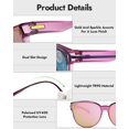 thumbnail image 4 of Gafas de sol sobre lentes Meeloog para mujer polarizadas UV400, 4 of 8