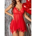 thumbnail image 2 of Avidlove Women Chemise Sleepwear Lace Sexy Lingerie Dress Bridal Ladies Nighties, 2 of 2