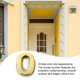 thumbnail image 4 of Números de casa para exterior del hogar, estilo Simple, signo exquisito, accesorio de marcado de marca de número exquisito para Hotel, casa, apartamento, número 0 Inevent HA059683-01, 4 of 6