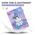 thumbnail image 6 of Dteck Case for iPad 9.7 2018 2017 / iPad Air 2 / iPad Air, Folio Stand PU Leather Case Soft TPU Back Cover with Auto Sleep Wake for iPad 9.7 inch (6th Gen, 5th Gen)/iPad Air 2/iPad Air,Cute Unicorn, 6 of 8