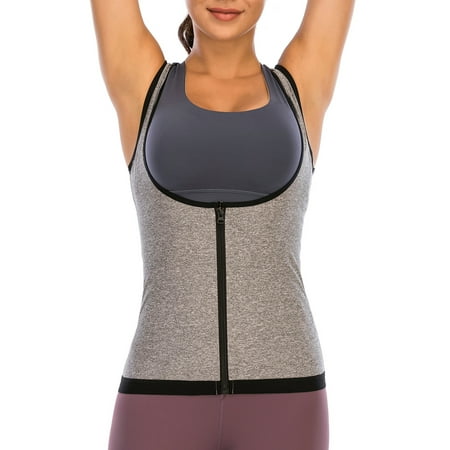 

Women Sweat Sauna Vest Hot Polymer Slimming TaLELINTA Top Corset Workout Body Shaper Waist Trainer Heat Trapping Workout TaLELINTA Top Shapewear for Weight Loss