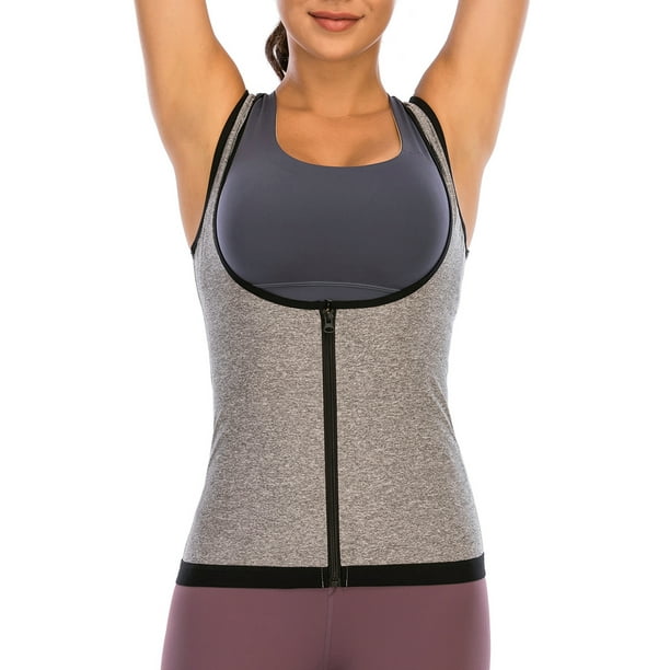 LELINTA Women Plus Size Sauna Sweat Vest Waist Trainer