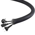 thumbnail image 1 of Funda Trenzada Expandible Pet Telar De Alambre De 25 Pies-1/4 Pulgada Aibole Funda Para Cable Trenzado Envoltura De Alambre Negro, 1 of 5