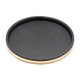 thumbnail image 1 of Sophisticates Black W / Polished Gold Deluxe Bandeja de 14 pulgadas Kraftware Corp. 50030, 1 of 1