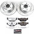 thumbnail image 3 of PowerStop Rear Z26 Street Warrior Carbon-Fiber Ceramic Brake Pad and Drilled and Slotted Rotor Kit Fits: BMW Select Models K5687-26, 3 of 9