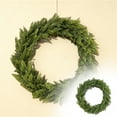 thumbnail image 1 of Boxwood Wreath for Front Door Year Round Decoration with Realistic Greenery and Full, 1 of 4