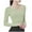 C06, variant on Mikilon Women's Tight Cotton Yoga Tops Round Neck Long Sleeve Shirts with Chest Pad