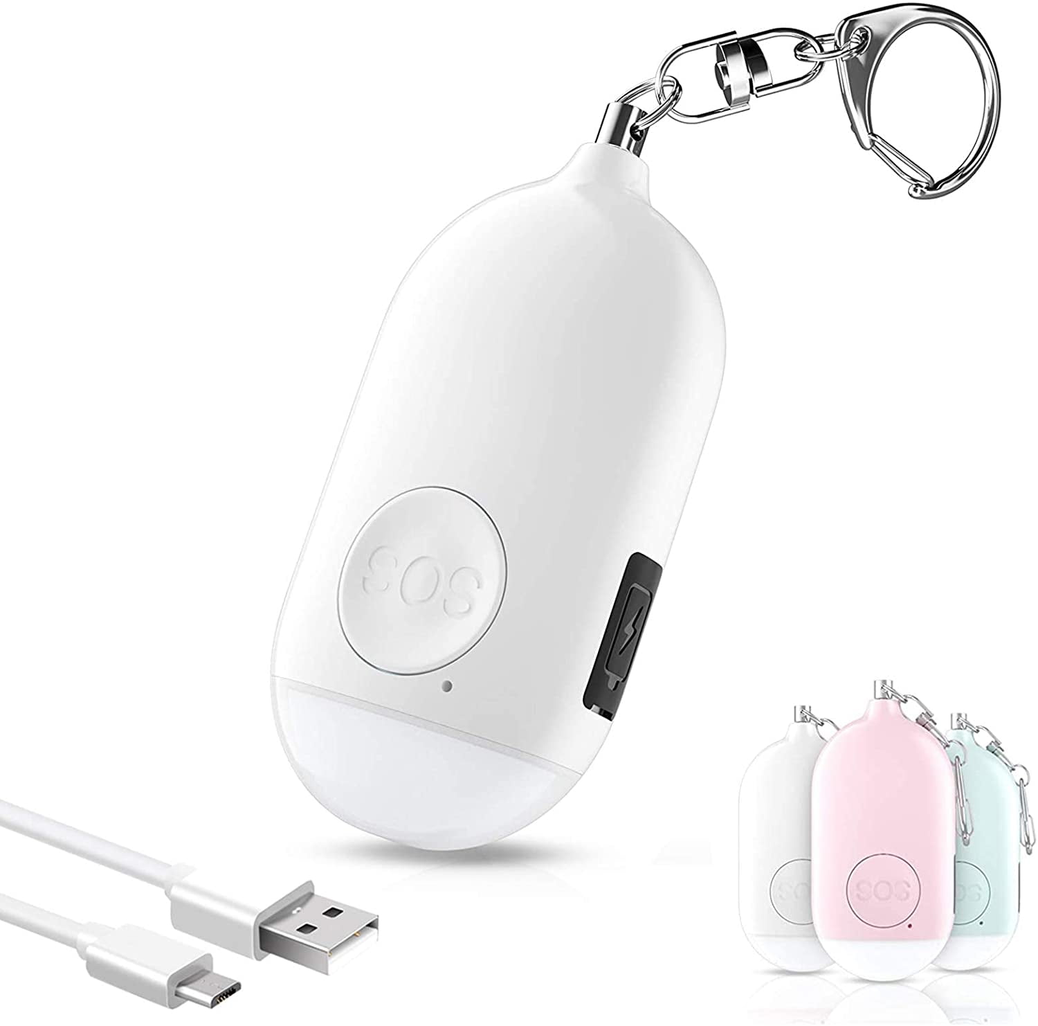 Mini Portable Self Defense Keychain Personal Alarm Emergency Survival Siren *1 