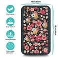 thumbnail image 5 of 2 Pack Washable Rubber Bohemian Vintage Floral Dish Drying Mats for Kitchen Counter Home Large Coffee Bar Pad Accessories and Decor for Utensils Stemware (2pcs 19.5''x12''), 5 of 6