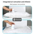 thumbnail image 3 of Weloille Portable Pump Mini Portable Outdoor Swimming Circle Cushion Bed Pump, 3 of 9
