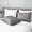 Gray, variant on APSMILE Pure Mulberry Silk Pillowcases Set of 2, Hair and Skin Friendly 22 Momme Grade-6A Silk Pillow Cases with Hidden Zipper (King Size -20x36 Inch, White)