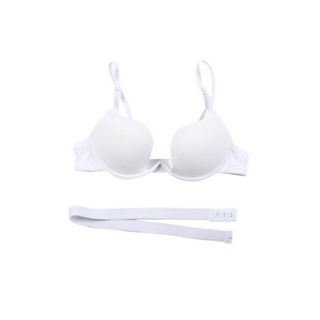 

Ame Women s Essentials Sexy Bra Deep U Plunge Bra LowCut Multi-Way Convertible Multipoint Push Up Plunge Bra 32-38B