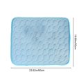 thumbnail image 4 of Fwttom Dog Cooling Mat, No Water or Refrigeration Foldable Fiber Cooling Blanket with Top Bottom Materials, Machine Washable Thin Dog Bed for Home Travel Crates Bed Floor, 4 of 7