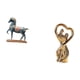 thumbnail image 5 of Elegante escultura de pareja de caballos para escritorio y sala de estar, adorno único para amantes, regalo de aniversario para estantería y familia., 5 of 8