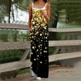 thumbnail image 2 of QATAINLAV Multicolor Jumpsuits for Women with Pockets Loose Sleeveless Sling Overalls Casual Button Wide Leg Onesie Pants Rompers, 2 of 6