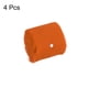 thumbnail image 3 of 4 Rollos Gasa Cinta 1" x 5.5 Yardas Mano Hecho Flecos Gasa Seda Cinta para Ramos Regalo Envoltura Boda Invitaciones Bricolaje Artesanías, Naranja, 3 of 7