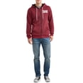 thumbnail image 2 of Men's El Capo Sherpa Hoody space dyed fleece with sherpa lining, full zip hoody, 2 of 4