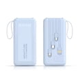 thumbnail image 1 of Power Bank Pila Batería Recargable Kimhi Carga Rapida 20,000mah Portatil Con 4 Cables 1 Puerto Usb Cargador Para Celular Tablet Banco De Energia Con Pantalla Led Y Linterna, 1 of 5