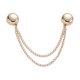 thumbnail image 5 of Broche sin alfiler con clip para ropa, cadena extraíble, accesorio multiusos para camisas Aleación de oro, 5 of 9