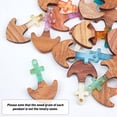 thumbnail image 4 of DIY Wooden Dangle Earring Making Kits Including Anchor Resin & Walnut Wood Pendants Brass Earring Hooks & Jump Rings Mixed Color 96pcs/box, 4 of 6