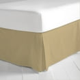 thumbnail image 2 of The Great American Store Easy on/Easy Off Double Brushed Easy-Stretch Design Fade Resistance Microfiber 15-Inch Drop Length Pleated Bed Skirt - Cal-King (Solid, Taupe), 2 of 4