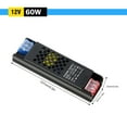 thumbnail image 2 of 60W 100W 200W 300W 400W LED Strip Power Supply Adapter Driver 110 220 to 12V 24V Ultra Thin Lighting Transformer ,Easy to Operate, 2 of 7
