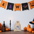 thumbnail image 4 of Home Textile Storage Halloween Glow In The Dark Drawstring Bag Linen Storage Pouch For Candy Jewelry Perfume for Trick or Parties, 4 of 6