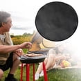 thumbnail image 3 of Opolski 24/32/36inch Fire Pit Mat Round Heat Resistant Portable Fireproof Floor Protective Mat for BBQ, 3 of 8