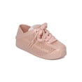 thumbnail image 1 of New Girl Mini Melissa Mini Love System PVC Perforated Lace Up Sneaker, 1 of 5