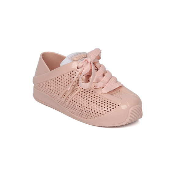 New Girl Mini Melissa Mini Love System PVC Perforated Lace Up Sneaker