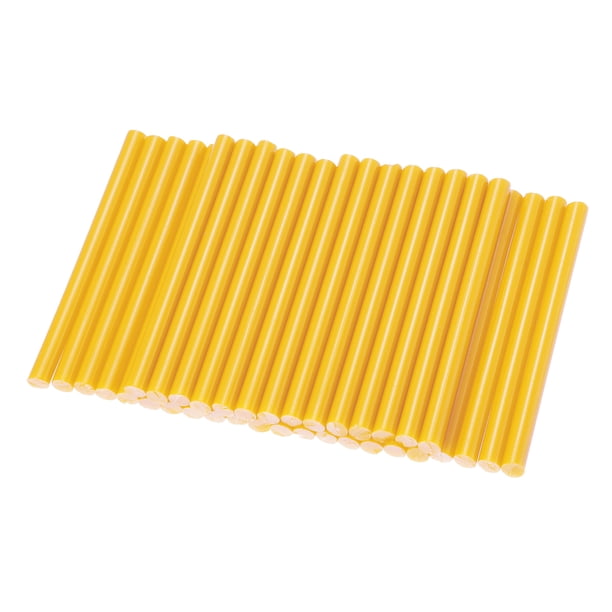 36uds Sin Pintura Abolladura Reparación Caliente Derretir Pegamento Palos Amarillo claro 7*100mm