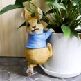 thumbnail image 3 of LLC Mini Bunny Garden Statue Decorative Plant Pot Hugger (2 Pack), 3 of 5