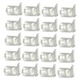 thumbnail image 3 of HONMEET 20Set Clear Plastic Memory Card Case for Flash Storage Organizing Cards 1.97x1.57x0.24in, 3 of 8