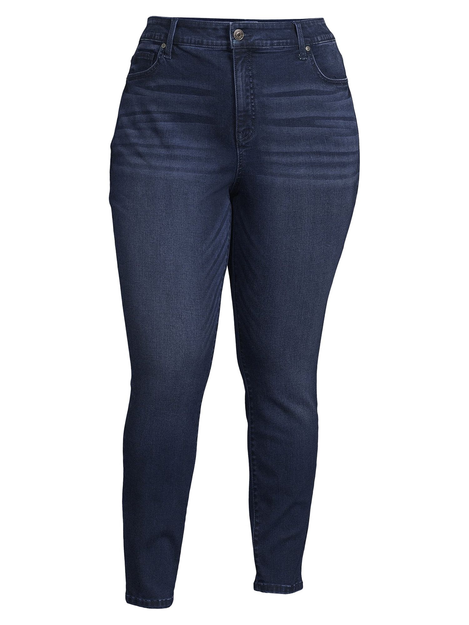 Terra & Sky Women's Plus Size Skinny Jeans, 29” Inseam - image 2 of 11