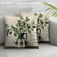 thumbnail image 3 of SHANXI Farmhouse Pillow Covers  Truck Eucalyptus Leaves Home Sweet Home Decorative Throw Pillow Covers Spring Farmhouse Decor Pillow Case for Sofa Couch 24x24in, 3 of 5