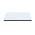 thumbnail image 1 of Spancraft 16" x 28" Rectangle Tempered Glass Table Top 3/8" Thick Flat Polish Edge and Touch Corners, 1 of 2
