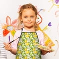 thumbnail image 2 of Yellow Lemon Fruit Slices Kids Aprons for Girls and Boys,Adjustable Neck Strap Toddler Aprons for Kids Cooking Baking, 2 of 6