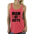 thumbnail image 1 of Awkward Styles Women's Mom of Boys Motherhood Mother's Day Graphic Racerback Tank Tops Black Arrow, 1 of 4