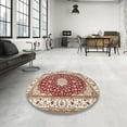 thumbnail image 4 of Ahgly Company Machine Washable Indoor Rectangle Traditional Fire Brick Red Area Rugs, 8' x 12', 4 of 7