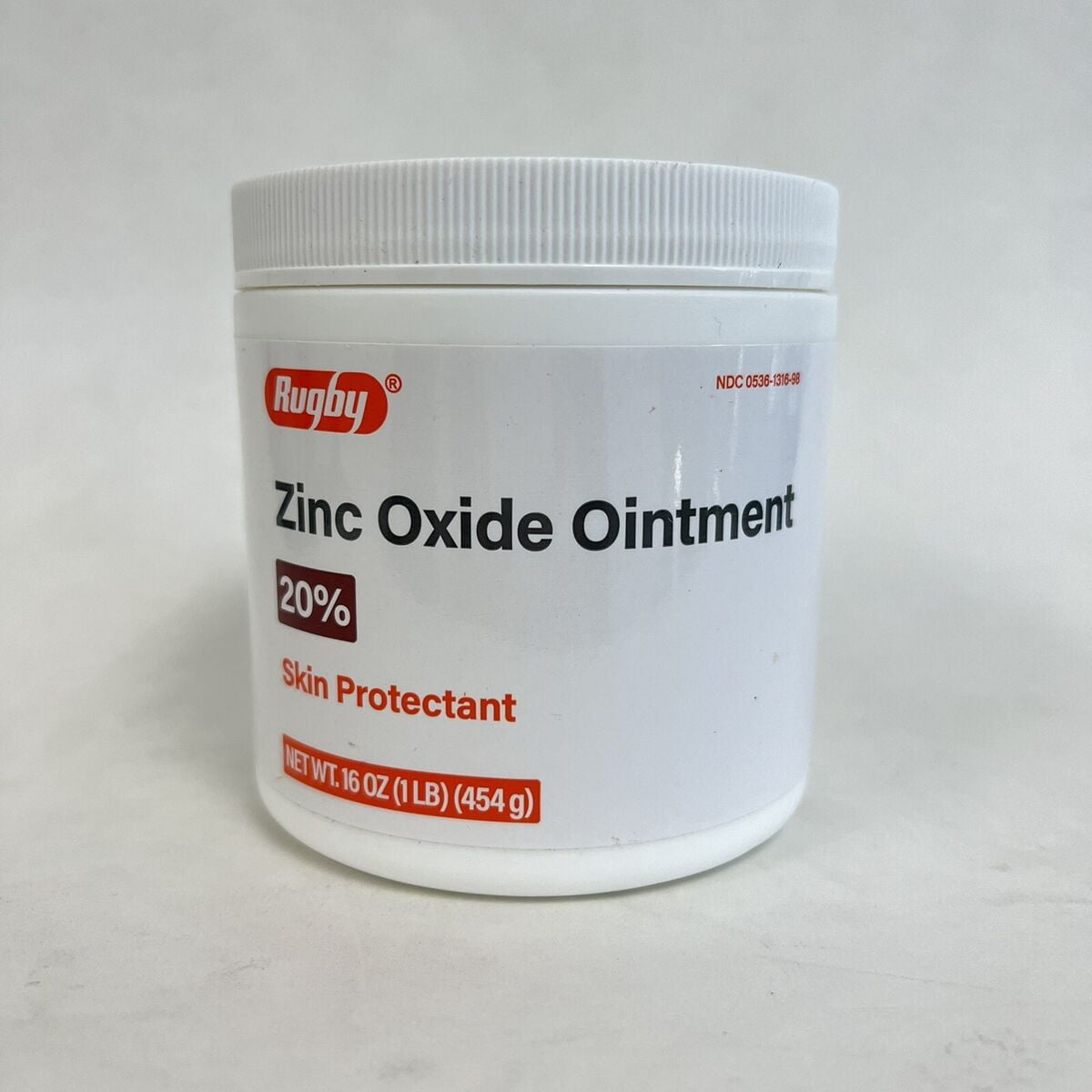 045RGRX RUGBY ZINC OXIDE 20% OINT ZINC OXIDE-20% White 454GM UPC 305365700986 (PACK of 2)